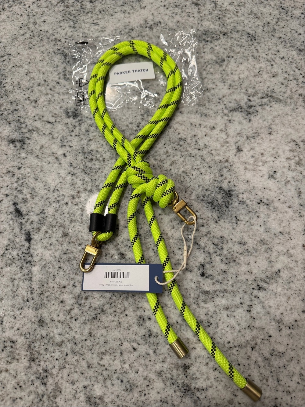 Parker Thatch: Adjustable Thick Paracord Strap - Neon NWT - Picture 2 of 4